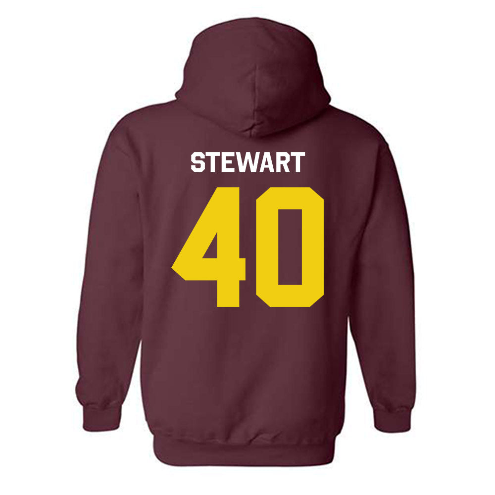 Calvin - NCAA Football : Rowan Stewart - Classic Shersey Hooded Sweatshirt-1