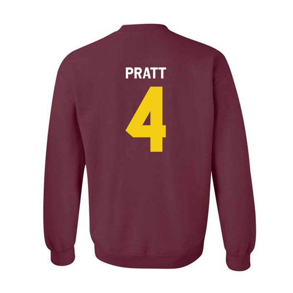 Calvin - NCAA Men's Ice Hockey : Holden Pratt - Classic Shersey Crewneck Sweatshirt-1