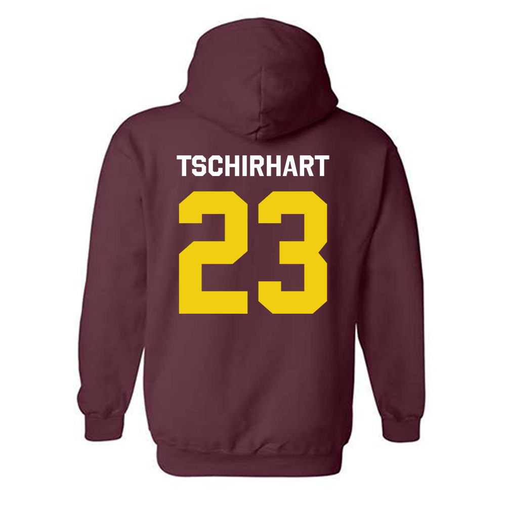 Calvin - NCAA Baseball : Ryan Tschirhart - Classic Shersey Hooded Sweatshirt-1