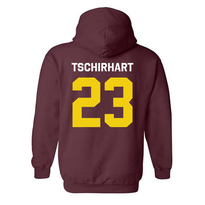 Calvin - NCAA Baseball : Ryan Tschirhart - Classic Shersey Hooded Sweatshirt-1