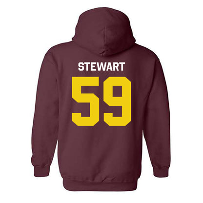 Calvin - NCAA Football : Rowan Stewart - Classic Shersey Hooded Sweatshirt-1