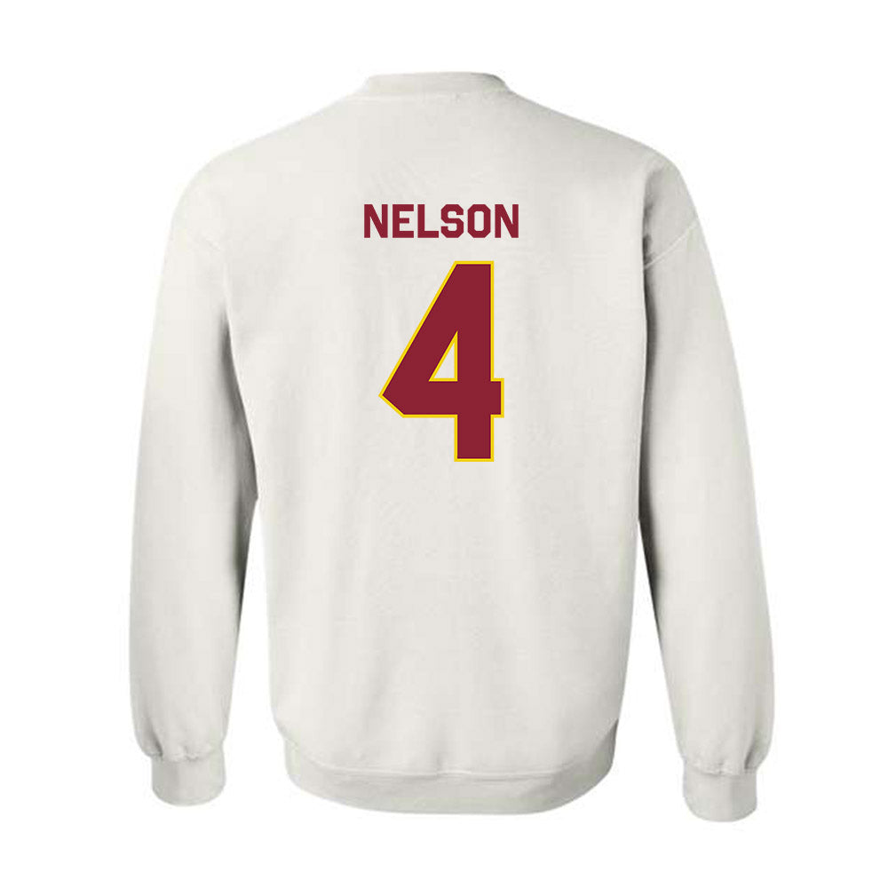 Calvin - NCAA Baseball : Logan Nelson - Classic Shersey Crewneck Sweatshirt-1