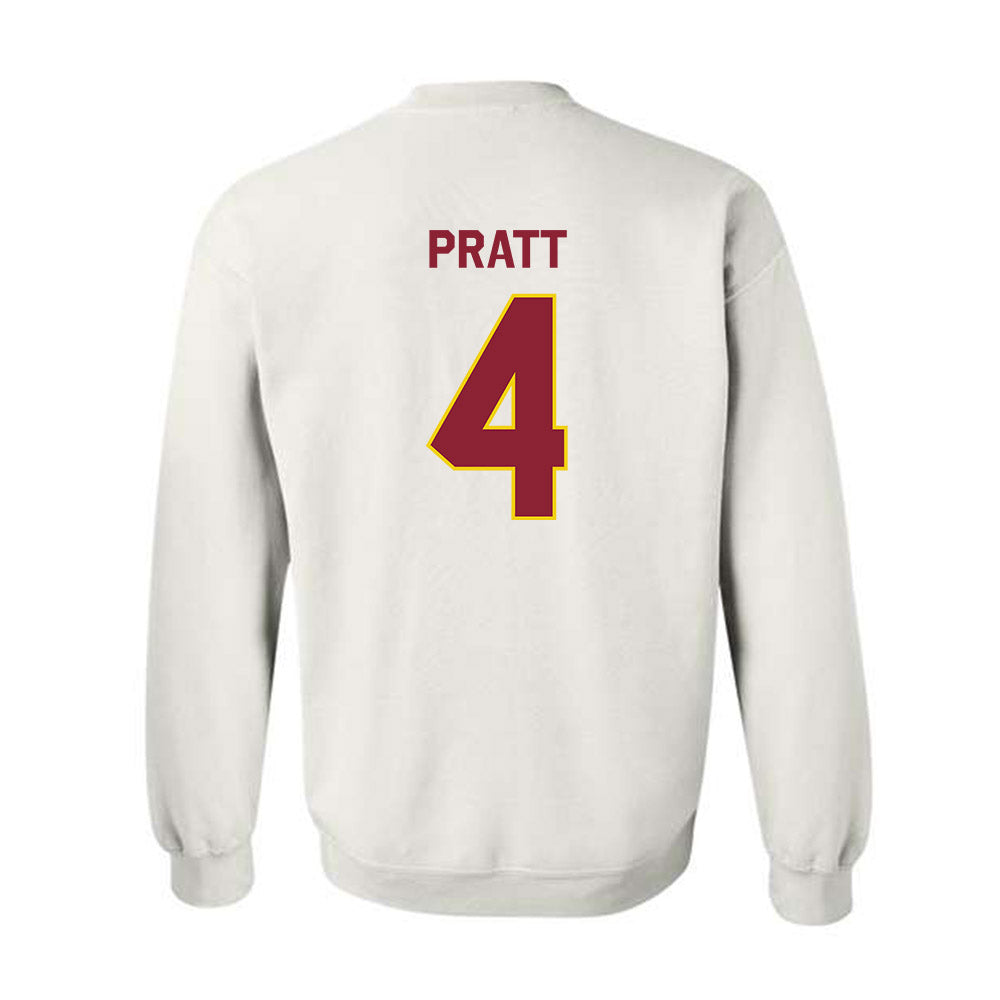 Calvin - NCAA Men's Ice Hockey : Holden Pratt - Classic Shersey Crewneck Sweatshirt-1
