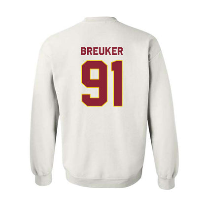 Calvin - NCAA Football : Marcus Breuker - Classic Shersey Crewneck Sweatshirt-1