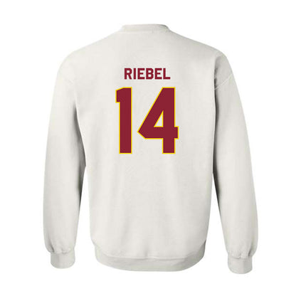 Calvin - NCAA Men's Basketball : Luke Riebel - Classic Shersey Crewneck Sweatshirt-1