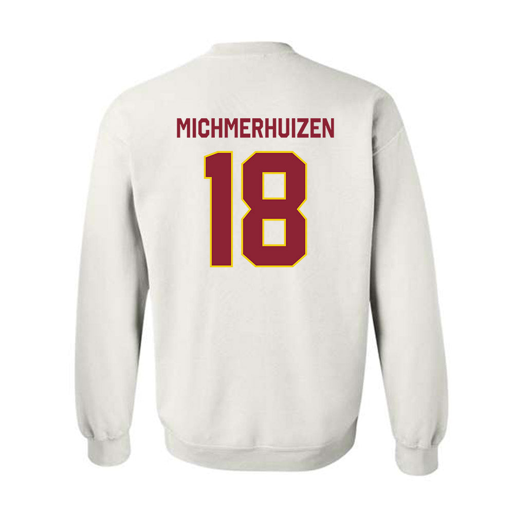Calvin - NCAA Football : Luke Michmerhuizen - Classic Shersey Crewneck Sweatshirt-1