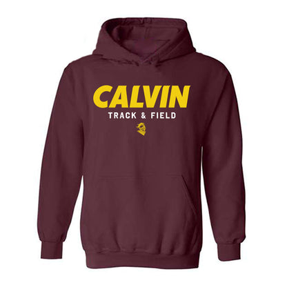 Calvin - NCAA Men's Track & Field : Charles Roberts - Classic Shersey Hooded Sweatshirt-0