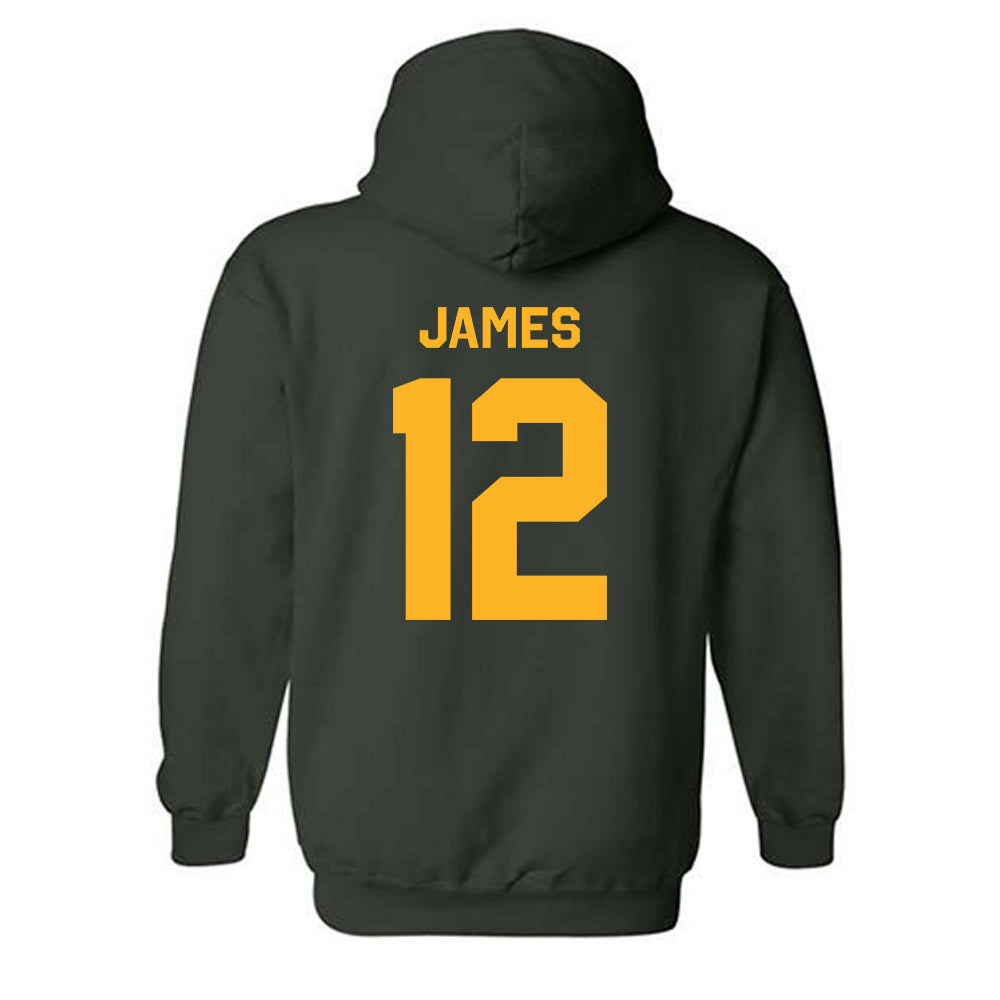 Cal Poly Humboldt - NCAA Men's Basketball : Sebastian James - Classic Shersey Hooded Sweatshirt-1