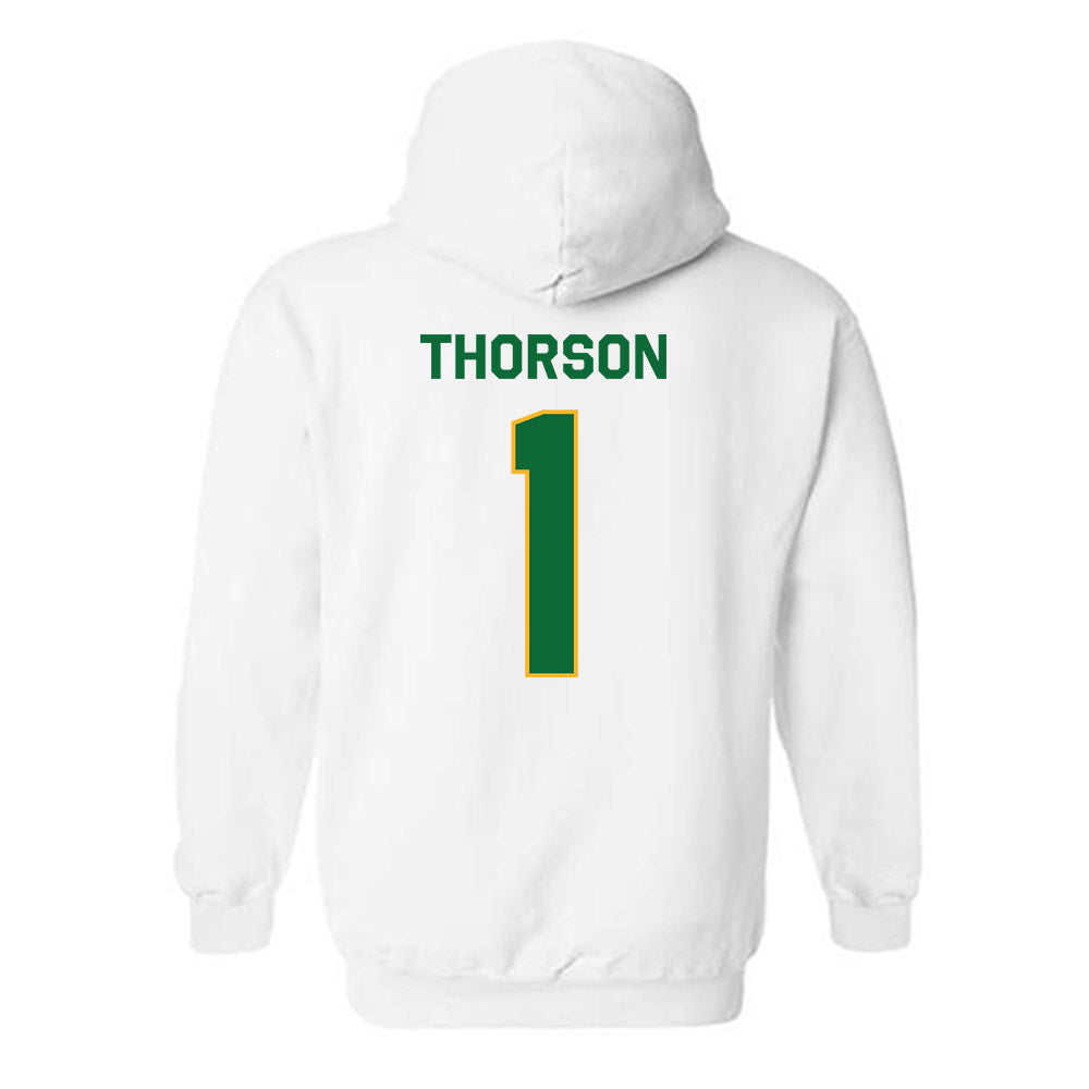 Cal Poly Humboldt - NCAA Men's Basketball : Raydon Thorson - Classic Shersey Hooded Sweatshirt-1