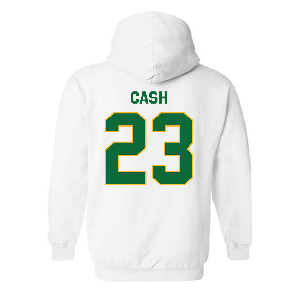 Cal Poly Humboldt - NCAA Men's Basketball : Dennis Cash - Classic Shersey Hooded Sweatshirt-1