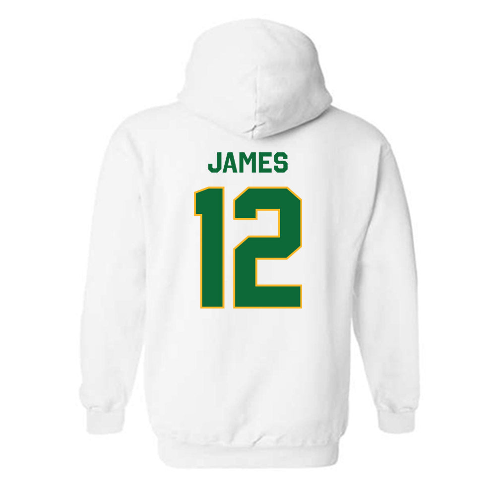 Cal Poly Humboldt - NCAA Men's Basketball : Sebastian James - Classic Shersey Hooded Sweatshirt-1