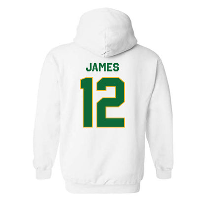 Cal Poly Humboldt - NCAA Men's Basketball : Sebastian James - Classic Shersey Hooded Sweatshirt-1