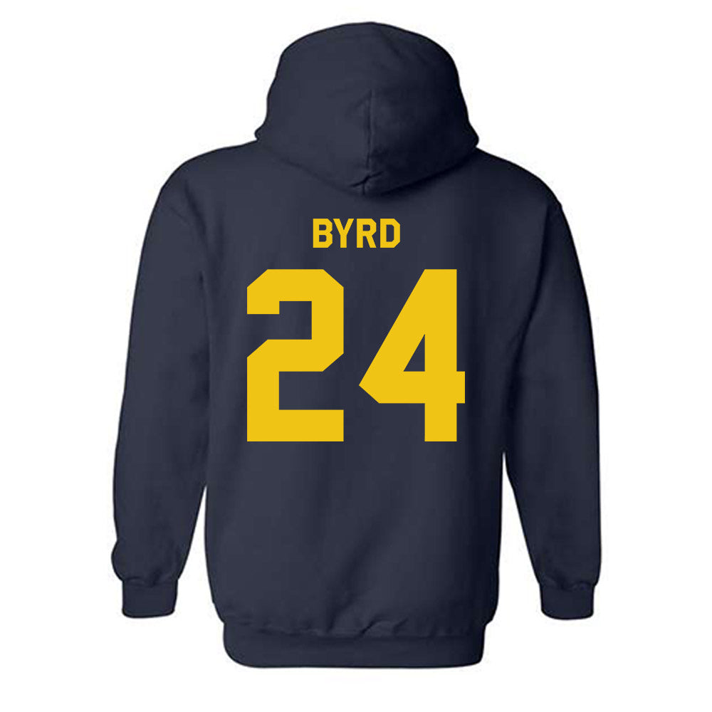 Michigan - NCAA Women's Lacrosse : Caroline Byrd - Classic Shersey Hooded Sweatshirt-1