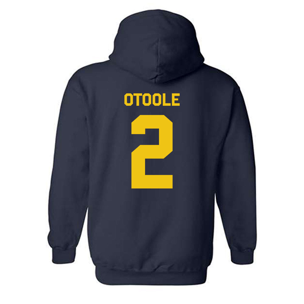 Michigan - NCAA Men's Soccer : Patrick OToole - Classic Shersey Hooded Sweatshirt-1