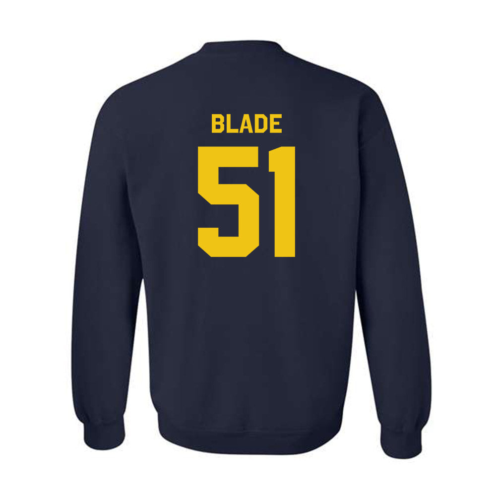 Michigan - NCAA Football : McHale Blade - Classic Shersey Crewneck Sweatshirt-3