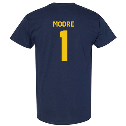 Michigan - NCAA Football : Rod Moore - Classic Shersey T-Shirt-1