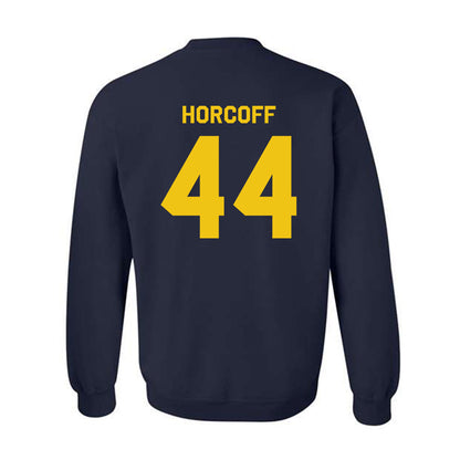 Michigan - NCAA Men's Ice Hockey : Will Horcoff - Classic Shersey Crewneck Sweatshirt-1