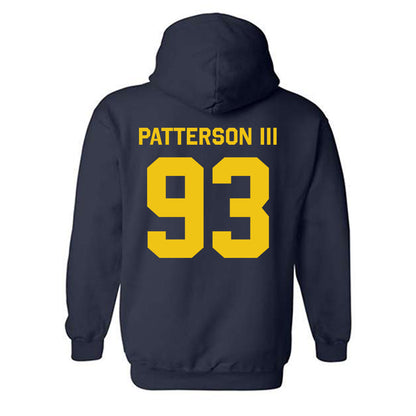 Michigan - NCAA Football : Benny Patterson III - Classic Shersey Hooded Sweatshirt-3