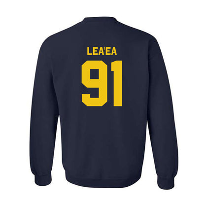 Michigan - NCAA Football : Jonah Lea'ea - Classic Shersey Crewneck Sweatshirt-3
