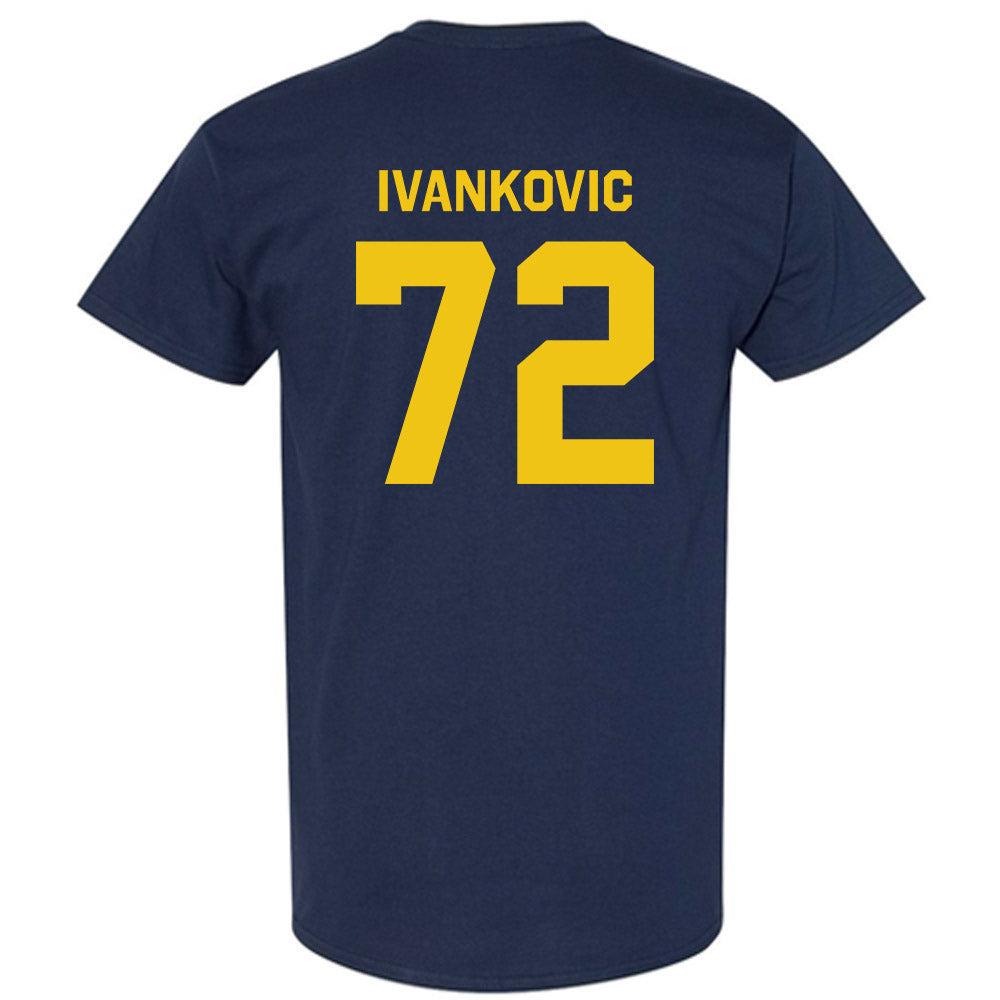 Michigan - NCAA Men's Ice Hockey : Jack Ivankovic - Classic Shersey T-Shirt-1