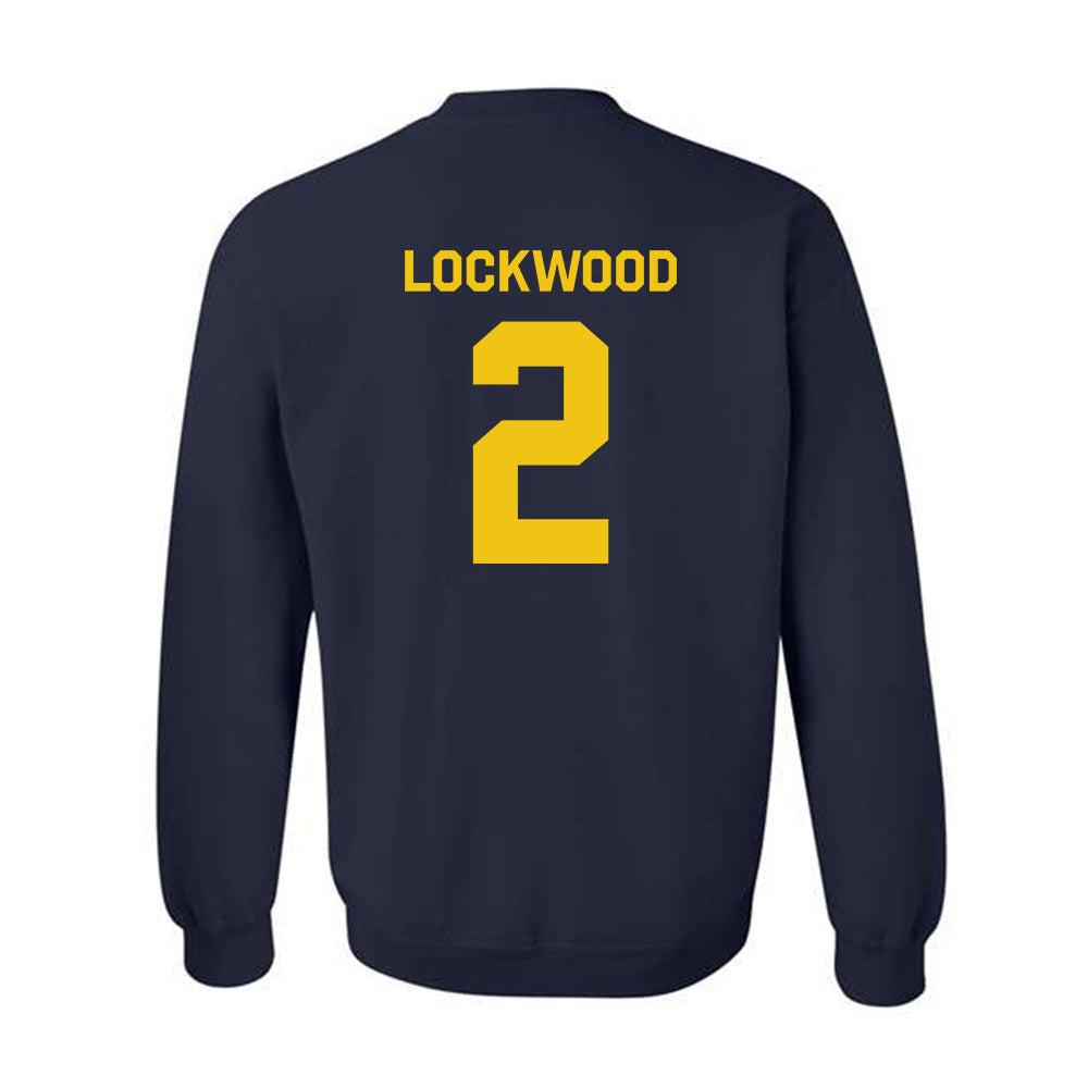 Michigan - NCAA Men's Lacrosse : Bo Lockwood - Classic Shersey Crewneck Sweatshirt-3