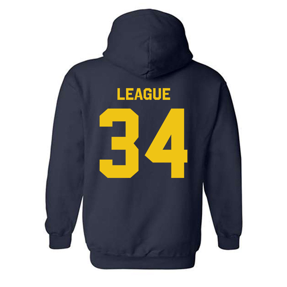 Michigan - NCAA Women's Soccer : Aniyah League - Classic Shersey Hooded Sweatshirt-3