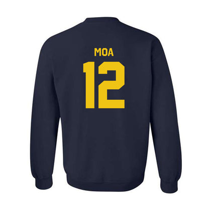Michigan - NCAA Football : Salesi Moa - Classic Shersey Crewneck Sweatshirt-3