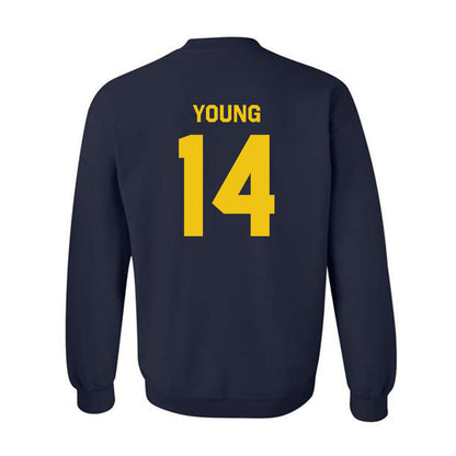 Michigan - NCAA Football : Jordan Young - Classic Shersey Crewneck Sweatshirt-1