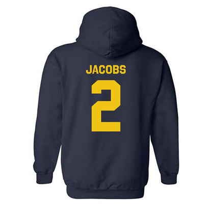 Michigan - NCAA Women's Volleyball : Allison Jacobs - Classic Shersey Hooded Sweatshirt-3