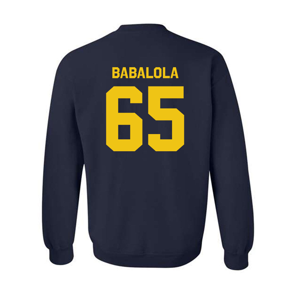 Michigan - NCAA Football : Andrew Babalola - Classic Shersey Crewneck Sweatshirt-1