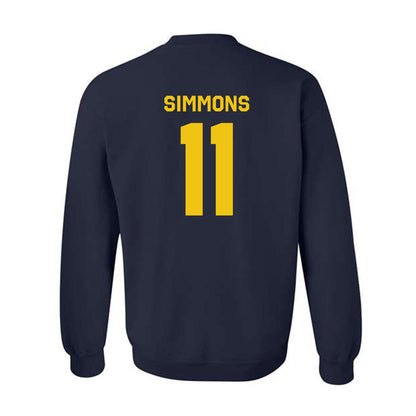 Michigan - NCAA Women's Volleyball : Amalia Simmons - Classic Shersey Crewneck Sweatshirt-3