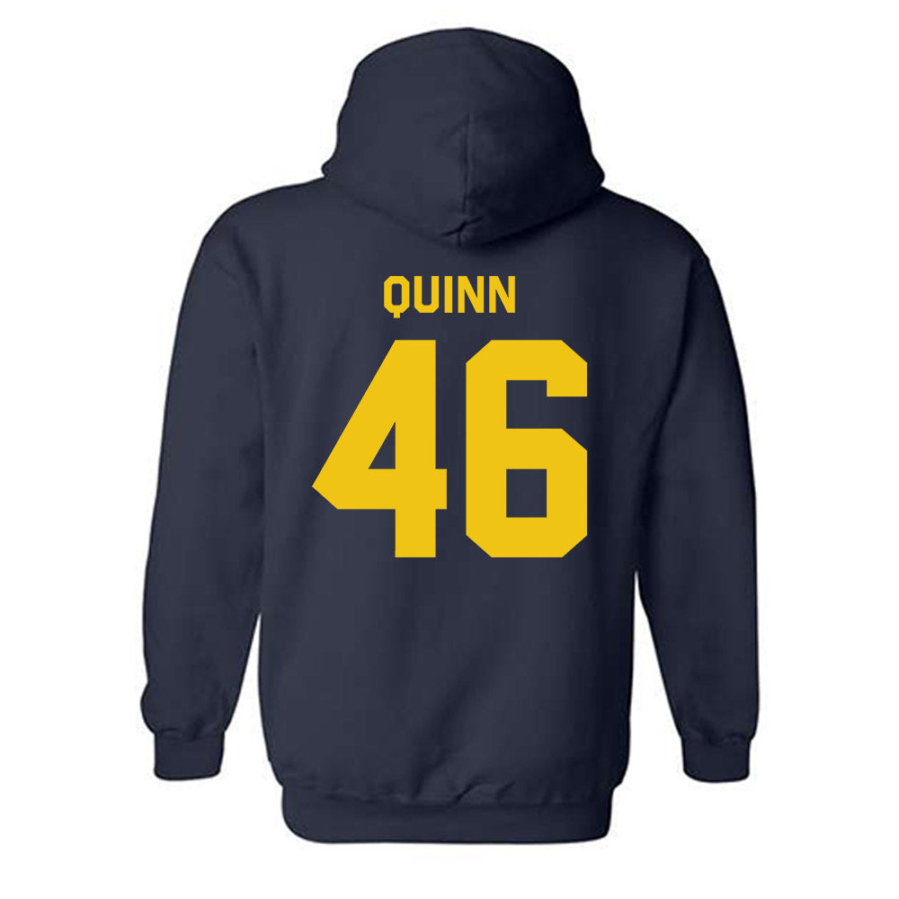 Michigan - NCAA Football : Crandall Quinn - Classic Shersey Hooded Sweatshirt-3
