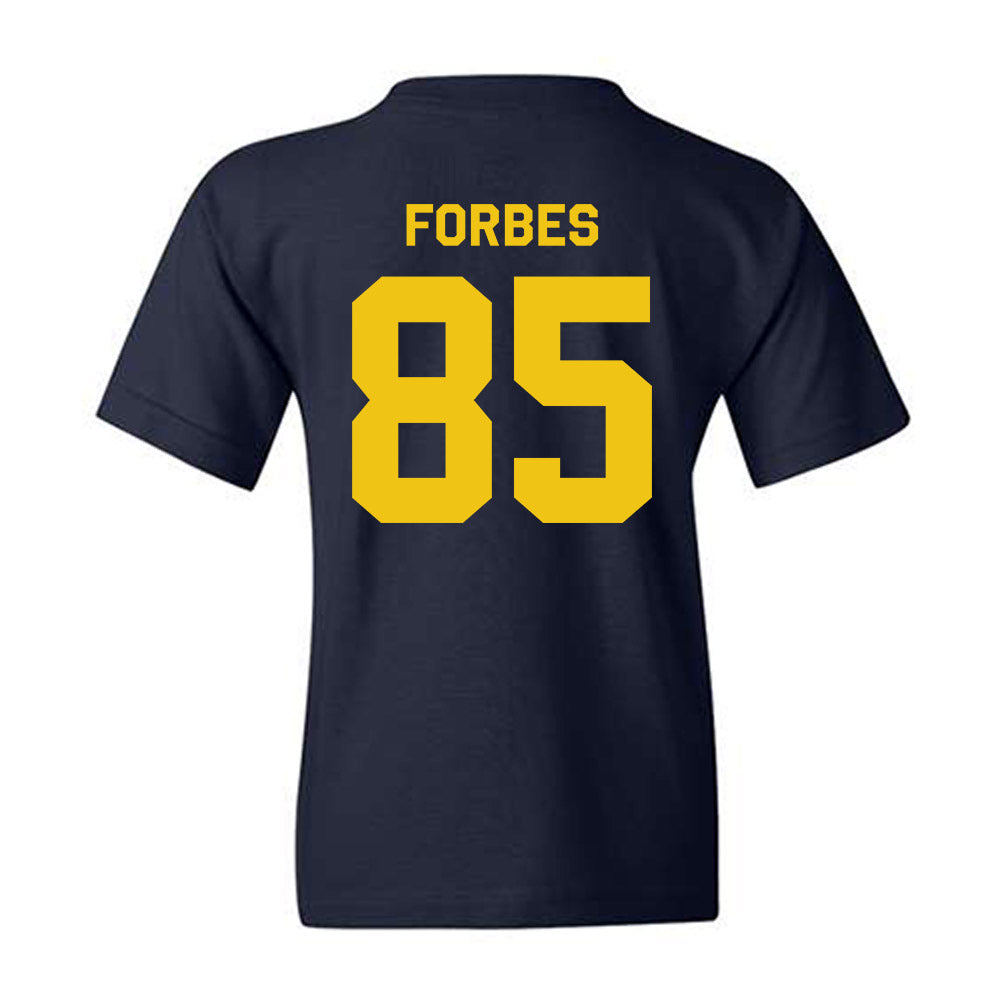 Michigan - NCAA Football : Logan Forbes - Classic Shersey Youth T-Shirt-1