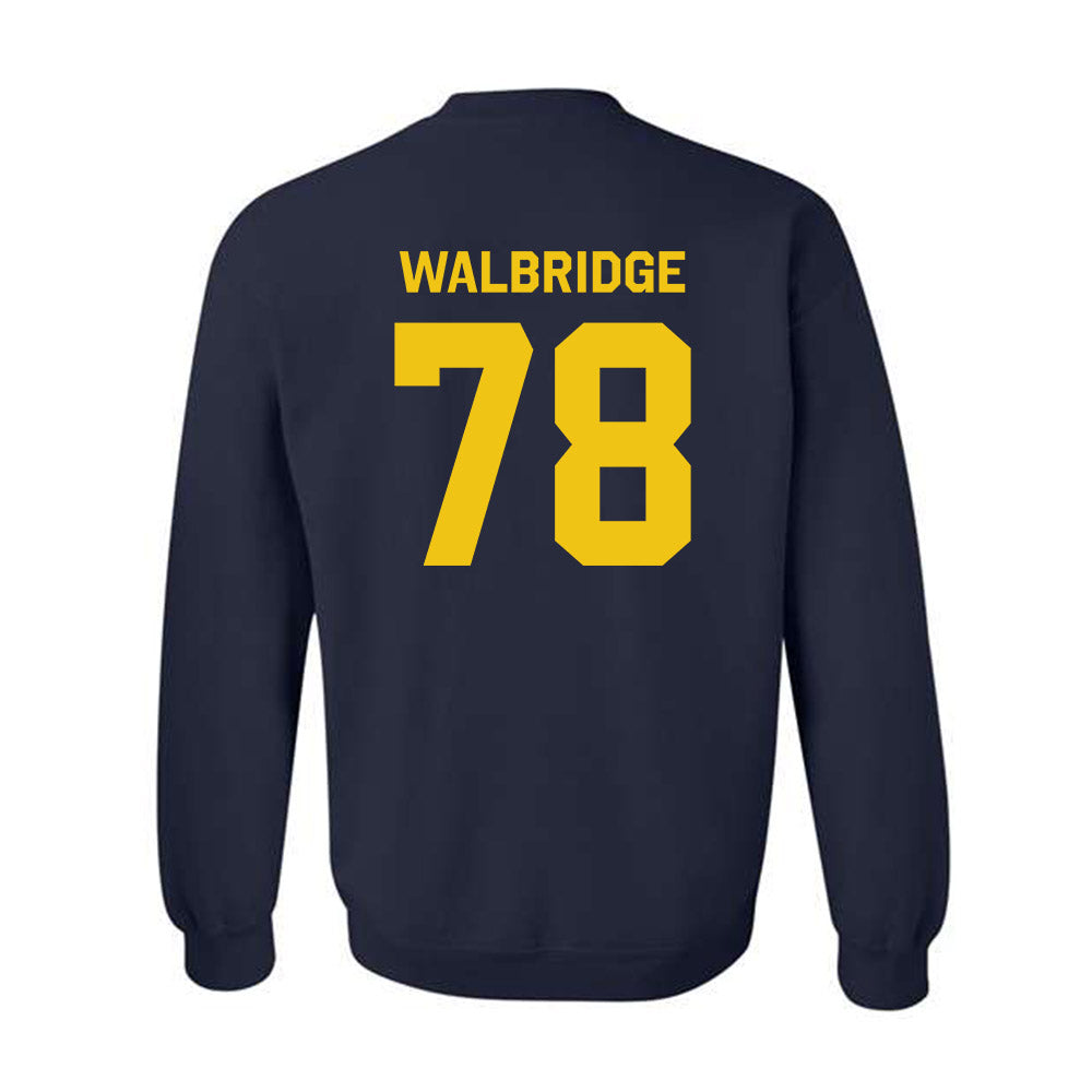 Michigan - NCAA Football : Marky Walbridge - Classic Shersey Crewneck Sweatshirt-3