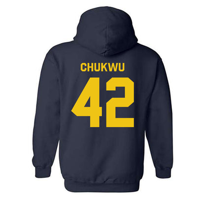 Michigan - NCAA Football : Jeffrey Chukwu - Classic Shersey Hooded Sweatshirt-1