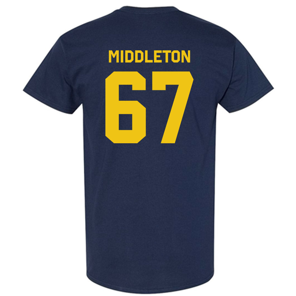 Michigan - NCAA Football : Trent Middleton - Classic Shersey T-Shirt-3