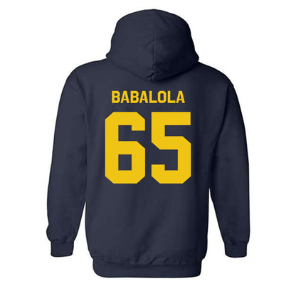 Michigan - NCAA Football : Andrew Babalola - Classic Shersey Hooded Sweatshirt-1