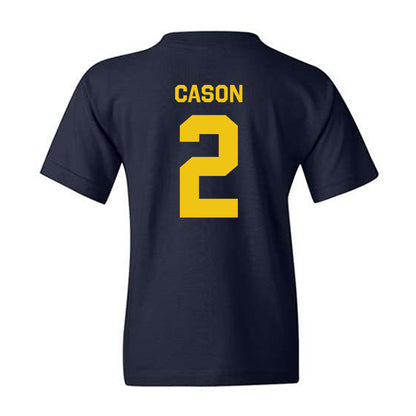 Michigan - NCAA Men's Basketball : Lorenzo Cason - Classic Shersey Youth T-Shirt-3
