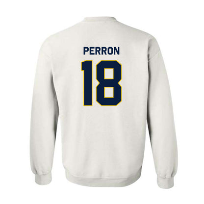 Michigan - NCAA Men's Ice Hockey : Jayden Perron - Classic Shersey Crewneck Sweatshirt-1