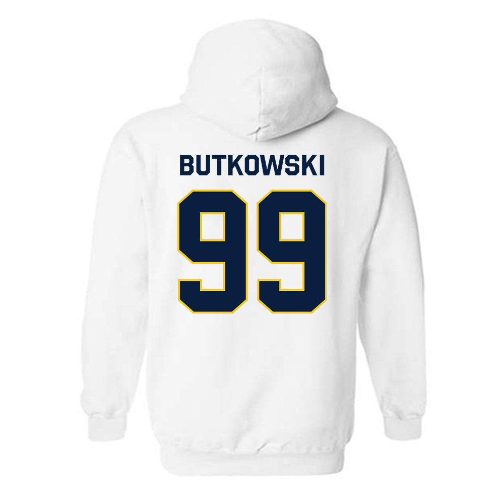 Michigan - NCAA Football : Trey Butkowski - Classic Shersey Hooded Sweatshirt-2