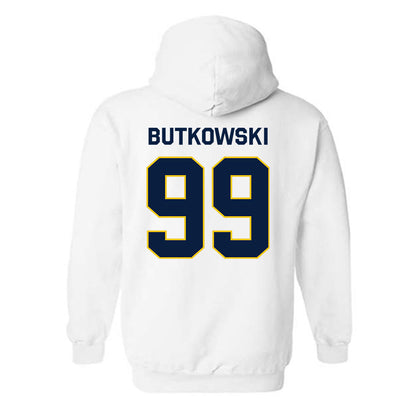 Michigan - NCAA Football : Trey Butkowski - Classic Shersey Hooded Sweatshirt-2
