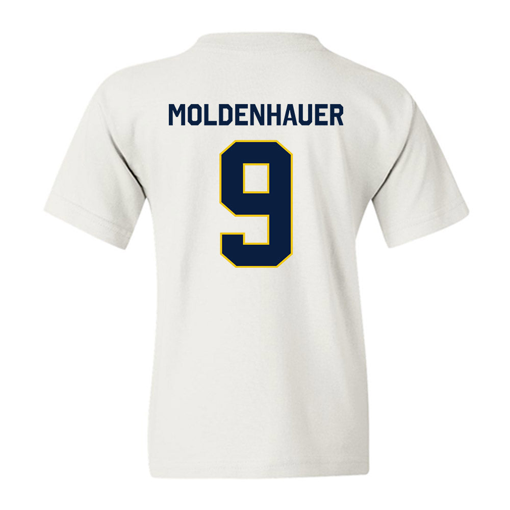 Michigan - NCAA Men's Ice Hockey : Nick Moldenhauer - Classic Shersey Youth T-Shirt-1