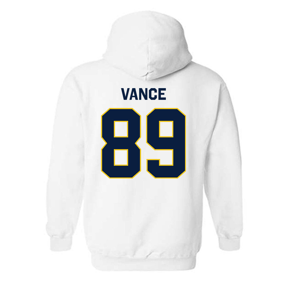 Michigan - NCAA Men's Lacrosse : Mason Vance - Classic Shersey Hooded Sweatshirt-2