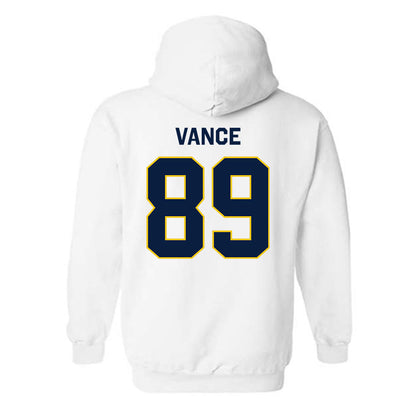 Michigan - NCAA Men's Lacrosse : Mason Vance - Classic Shersey Hooded Sweatshirt-2