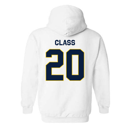 Michigan - NCAA Women's Lacrosse : Ava Class - Classic Shersey Hooded Sweatshirt-1