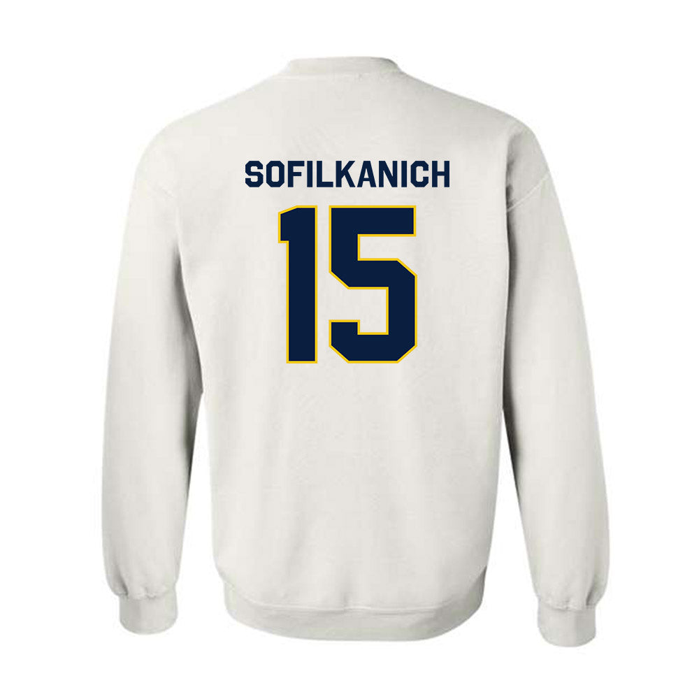 Michigan - NCAA Women's Basketball : Ashley Sofilkanich - Classic Shersey Crewneck Sweatshirt-1