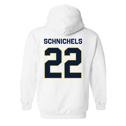 Michigan - NCAA Women's Volleyball : Sydney Schnichels - Classic Shersey Hooded Sweatshirt-1