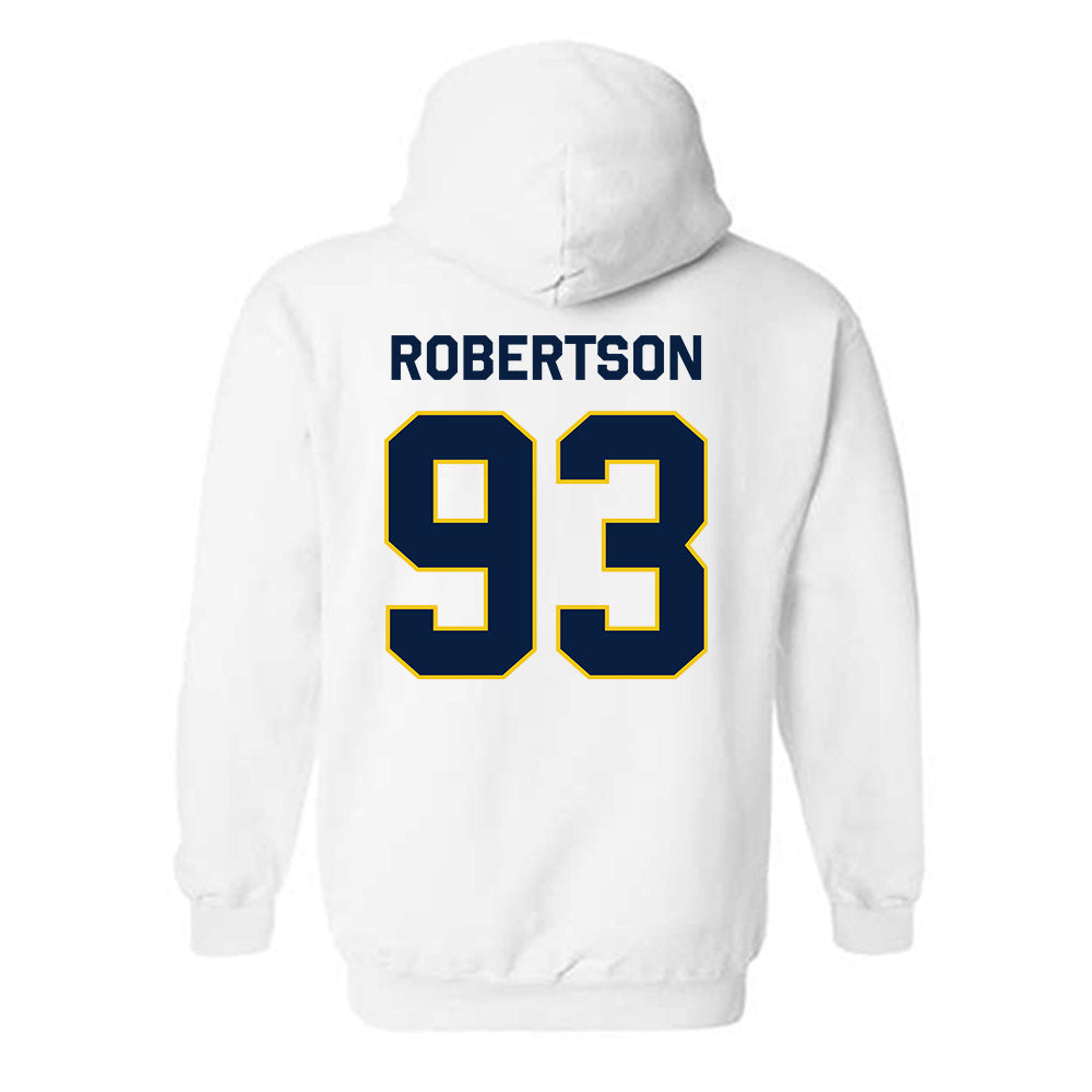 Michigan - NCAA Football : Hunter Robertson - Classic Shersey Hooded Sweatshirt-2