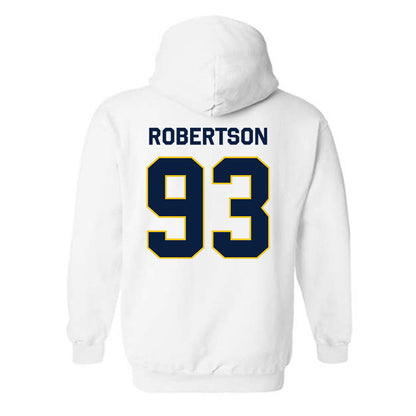 Michigan - NCAA Football : Hunter Robertson - Classic Shersey Hooded Sweatshirt-2