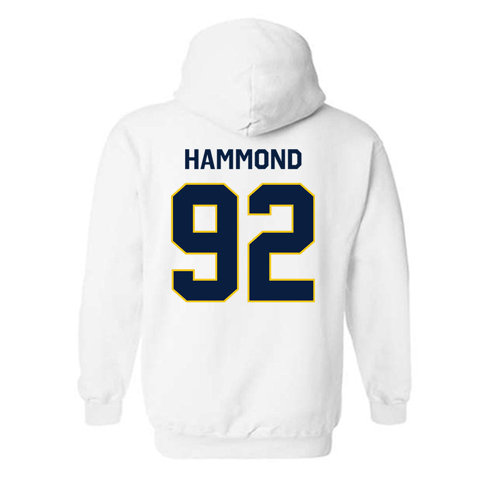 Michigan - NCAA Football : Ted Hammond - Classic Shersey Hooded Sweatshirt-1